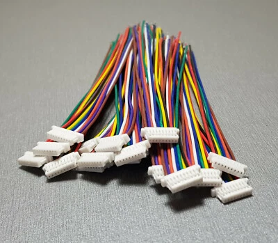 5/10/20 PCS 9 Pin JST SH1.0 Cable Connector Plug 100mm 28AWG A1001-H09 - image 1 of 4