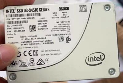 Intel S4510 960GB SSD SATA III 6Gb/s 2.5" Internal SSD SSDSC2KB960G801 - Image 1 of 2