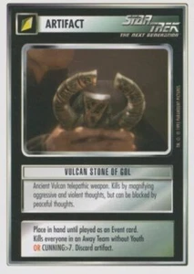 Star Trek CCG Premiere WB Unlimited Vulcan Stone of Gol - Picture 1 of 1