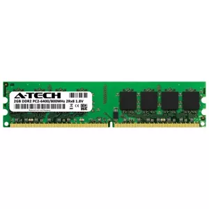 2GB DDR2-800 DIMM Micron MT16HTF25664AY-800J1 Equivalent Desktop Memory RAM - Picture 1 of 2