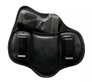 IWB Dual Clip Soft Leather Pancake Holster for Taurus G2/G3/G2C/G3C/PT111/PT140 - Picture 1 of 5