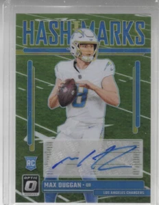 2023 Panini Donruss Optic #HM-37 Max Duggan Rookie Auto Hashmarks - Bild 1 von 2