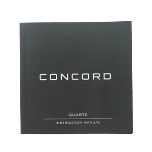 CONCORD QUARTZ WATCH INTRUCTION MANUAL BOOKLET - Picture 1 of 3