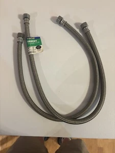 Nuevas mangueras de conector de grifo (2 piezas) longitud 30”, extremos 1/2 FIP, B8-30AF BrassCraft - Imagen 1 de 4