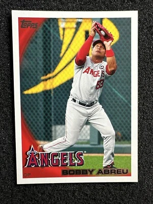 BOBBY ABREU #15 2010 Topps Baseball QTY Los Angeles Angels - Image 1 of 2