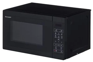 4974019161242 Sharp YC-MS02E-B Mikrowelle Arbeitsplatte Solo-Mikrowelle 20 l 800 - Bild 1 von 6