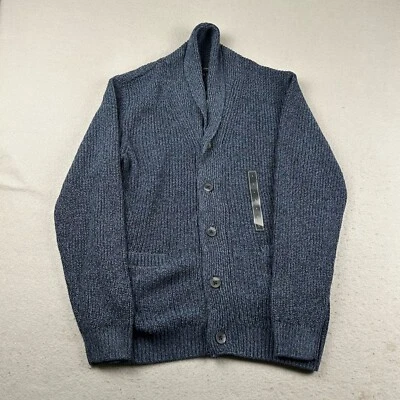 Tricots St Raphael Sweater Mens Large Blue Button Up Long Sleeves Cardigan NWT - Image 1 of 4