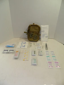 44 Essentials Items Back Packing, Hiking, Mountain Biking First Aid Kit - Picture 1 of 7