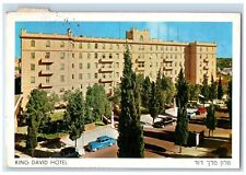 1962 Aerial View King David Hotel Jerusalem Palestine Vintage Posted Postcard