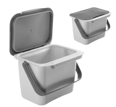 ABFALLEIMER mit Deckel bin-tex 4 LITER BIOMÜLL ABFALLKÜBEL Mülleimer MÜLLKÜBEL - Bild 1 von 2