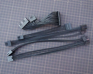 Maßgeschneidertes nicht versautes Kabel-Kit für Thorzone Mjolnir SFX PSU EVGA GM Corsair SF ITX - Bild 1 von 5