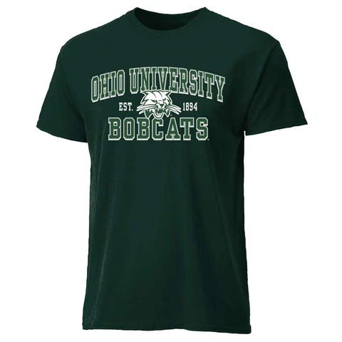 Ohio Bobcats Cotton Heritage T-Shirt - Green Cover