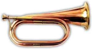 Bugle Antique Copper Brass Made Classy Gift Item School Orchestra Band With Case - Picture 1 of 5