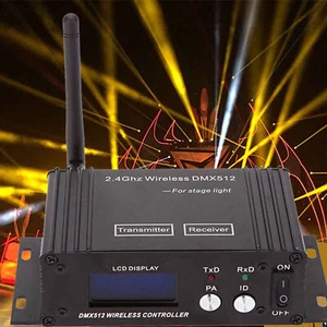 Lixada DMX512 Controller 2.4G Wireless Transmitter Receiver for Party Light A1P3 - Picture 1 of 8