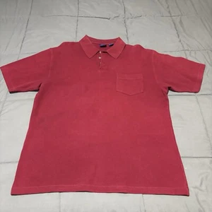 Pendleton Woolen Mills Men's Short Sleeve Polo Shirt Golf Pullover Red L - Picture 1 of 14