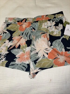 Volcom Shorts Beach Bandit Floral Tropical Multicolor Printed Shorts Womens XL - Image 1 of 4