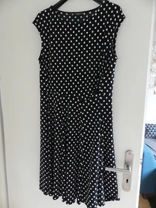 Montego 42 schönes Kleid schwarz mit weißen Dots neuwertig - Bild 1 von 8
