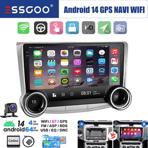 Für VW Passat VW B7 CC 2010-15 Android 14 Carplay Autoradio 10" GPS RDS Wifi SWC - Bild 1 von 12