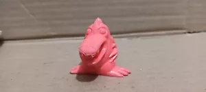 Vintage 90er GHOSTBUSTERS rosa Monster Gummi Minifigur JOCSA ARGENTINIEN - Bild 1 von 7