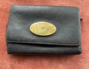 Mulberry Chocolate French Purse/Wallet Small Grain leather - Picture 1 of 10