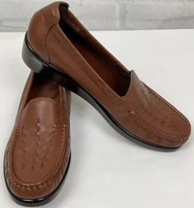 NEU SAS Tripad bequeme Damen-Slipper Halbschuh Leder braun Schuhe Größe 8 S - Bild 1 von 12