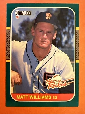 Matt Williams 1987 Donruss The Rookies #45 - San Francisco Giants - Image 1 of 2