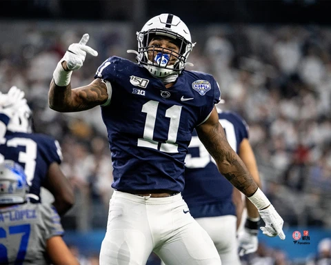 Micah Parsons Penn State Nittany Lions Unsigned Reaction Photograph Cover