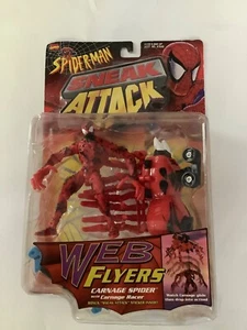 Spider Man Sneak Attack Web Flyers Carnage Spider Racer NEW - Picture 1 of 2