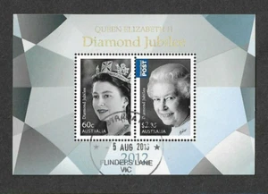 Australia-Queen-Diamond Jubilee min sheet fine used/cto-Royalty-2016 - Picture 1 of 1