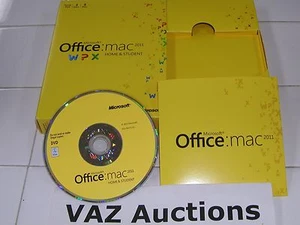 MS Microsoft Office MAC 2011 Home and Student Family Pack For 3PCs =NEW Retail= - Picture 1 of 6