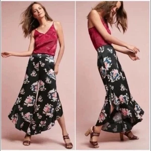 Anthropologie (Elevenses) Tansy Ruffled Pants Sz 8  $138.00 - Picture 1 of 11