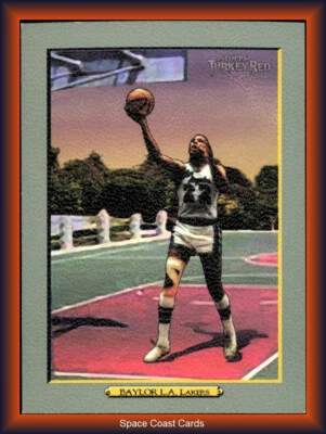 2006-07 Topps Turkey Red Elgin Baylor #239 Lakers Foto 1 de 2