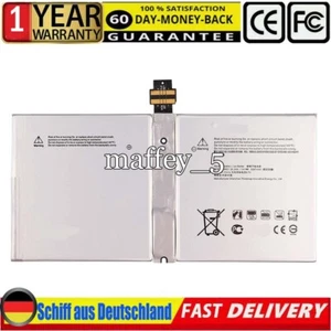 Ersatz-Akku für Microsoft Surface Pro 4 Pro4 G3HTA027H 1724 5087mAh DE - Bild 1 von 7