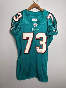 Pro Cut #73 Stanley Miami Dolphins Trikot Reebok Authentic Game Worn 5338 - Bild 1 von 7