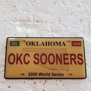 Prendedores comerciales Cooperstown Dreams Park 2006 OKC Sooners equipo de béisbol prendedor placa OK - Imagen 1 de 4