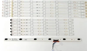Kit Complet 12 Barres Led: 6 x 40632A + 6 x 40633A + Barre Connexion BN96-4078 - Foto 1 di 4