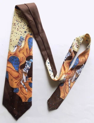 Corbata artesanal personalizada corbata arte pop vintage años 60 70 Foto 1 de 4