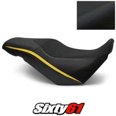 Funda Asiento Suzuki V-Strom 650 2017-2021 2022 2023 2024 Amarillo Luimoto Tec-Grip Foto 1 de 2