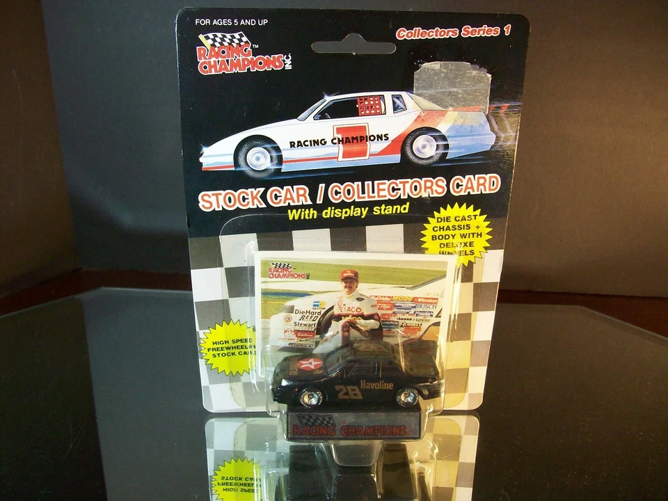Ford Thunderbird 1990 Davey Allison #28 Texaco Havoline serie 1 negro y dorado  Foto 1 de 1