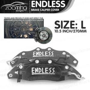 Cubierta pinza de freno estilo universal de metal INFINITO 2x 270 mm negra LW2 - Imagen 1 de 9