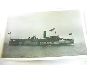 Antike C&B Line Cleveland OHIO nach Buffalo NY Lake Erie Kreuzfahrtschiff Foto - Bild 1 von 2