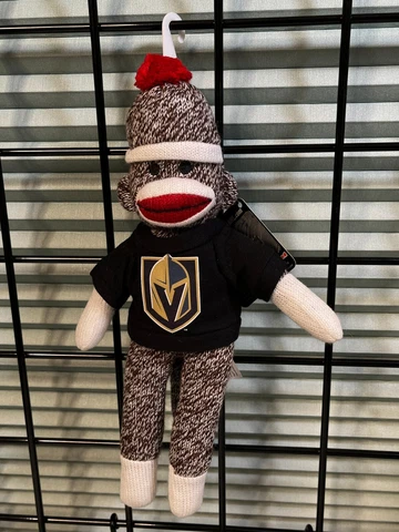 Vegas Golden Knights NHL 11" Plush Sock Monkey  - Plushland Cover