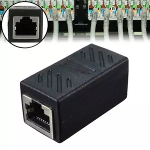 Inline Extender Coupler Cat6 Cat5e Ethernet Network UK HOT AdapterJoiner C9D5 - Photo 1/9