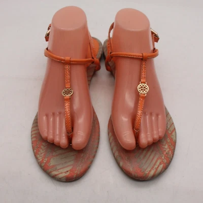 Sandalias planas Coach Shirley V para mujer 9,5 B charol correa Heritage Foto 1 de 4