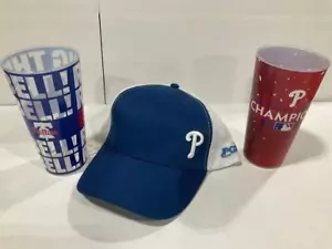 PHILLIES~2023 CAP-HAT 8/4/23 PGW & SOUVENIR CUP RING THE BELL-NL CHAMPS SGA - Picture 1 of 8