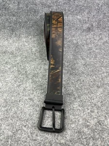 Mossy Oak Camouflage Brown 1705 Genuine Leather Men’s Sz 3X reversible Belt - Picture 1 of 10