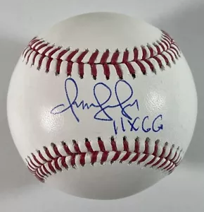 OMAR VIZQUEL ""11x GG"" SIGNIERT SIGNIERT MLB BASEBALL INDISCHE SEELEUTE BAS COA - Bild 1 von 2