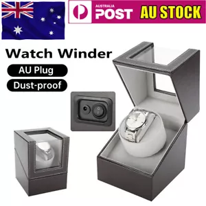 Watch Winder Automatic Watch Box Luxury Storage AU Plug Gift - Picture 1 of 12