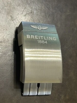 Breitling Deployant Cierre de Despliegue 20mm Acero Inoxidable Cepillado Foto 1 de 4