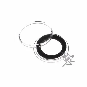 Cápsulas de monedas de centavo/penique de EE. UU., soportes AirTite anillo negro de 19 mm, paquete de 5 - Imagen 1 de 3